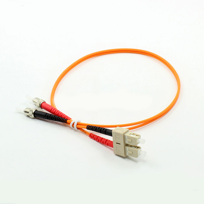 ST-SC Double Core Multimode Fiber Patch Cord